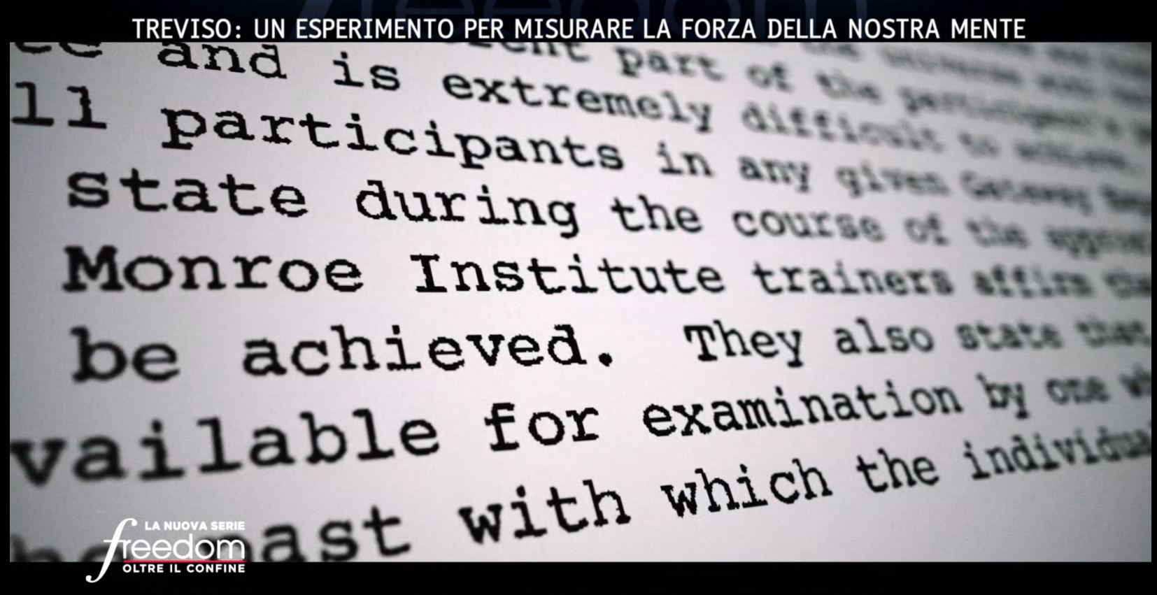 Freedom -Monroe Institute - Oltre il copro fisico Freedom -Monroe Institute - Oltre il copro fisico